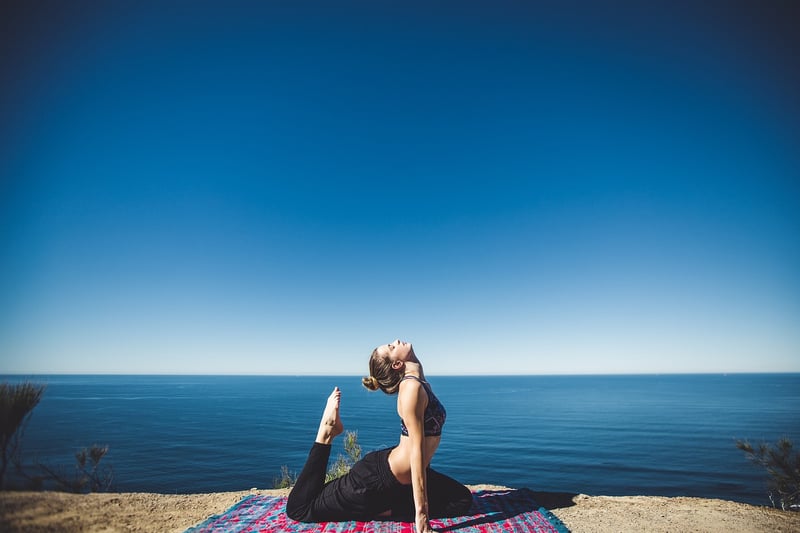 Woman meditating